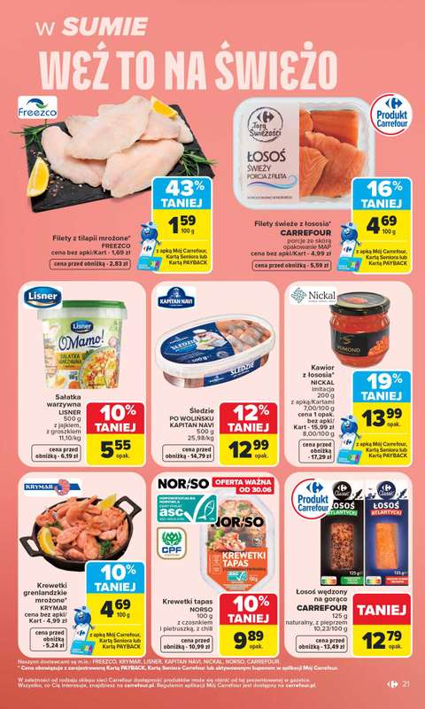 Carrefour - gazetka promocyjna Gazetka Carrefour od poniedziałku od poniedziałku 29.06 do soboty 04.07 - strona 23
