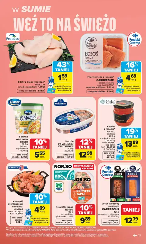 Carrefour - gazetka promocyjna Gazetka Carrefour od poniedziałku od poniedziałku 29.06 do soboty 04.07 - strona 23