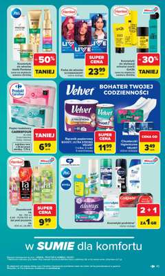 Carrefour - gazetka promocyjna Gazetka Carrefour od poniedziałku od poniedziałku 29.06 do soboty 04.07 - strona 47