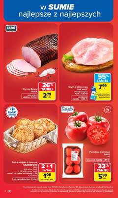 Carrefour - gazetka promocyjna Gazetka Carrefour od poniedziałku od poniedziałku 29.06 do soboty 04.07 - strona 4