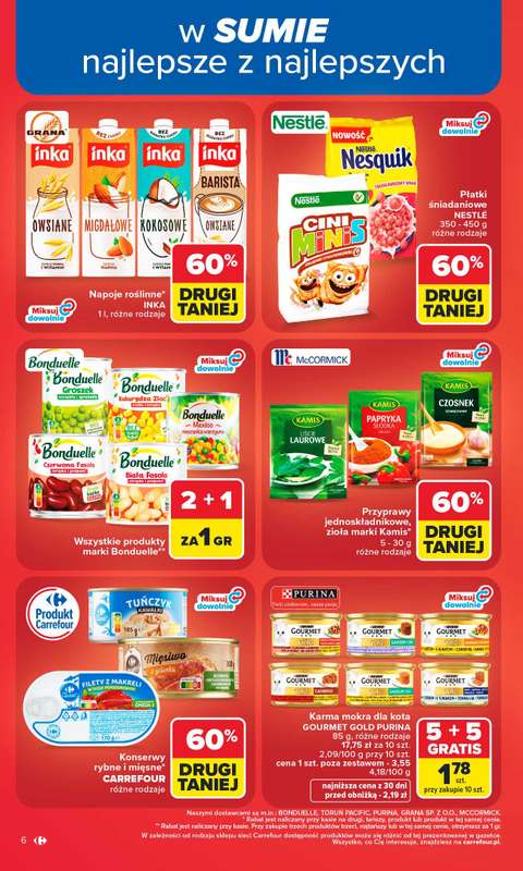Carrefour - gazetka promocyjna Gazetka Carrefour od poniedziałku od poniedziałku 29.06 do soboty 04.07 - strona 8
