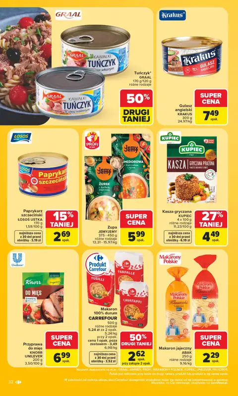 Carrefour - gazetka promocyjna Gazetka Carrefour od poniedziałku od poniedziałku 29.06 do soboty 04.07 - strona 34