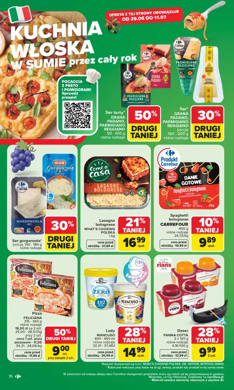 Carrefour - gazetka promocyjna Gazetka Carrefour od poniedziałku od poniedziałku 29.06 do soboty 04.07 - strona 18