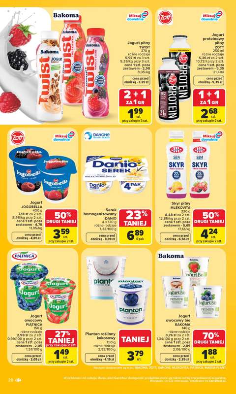 Carrefour - gazetka promocyjna Gazetka Carrefour od poniedziałku od poniedziałku 29.06 do soboty 04.07 - strona 30