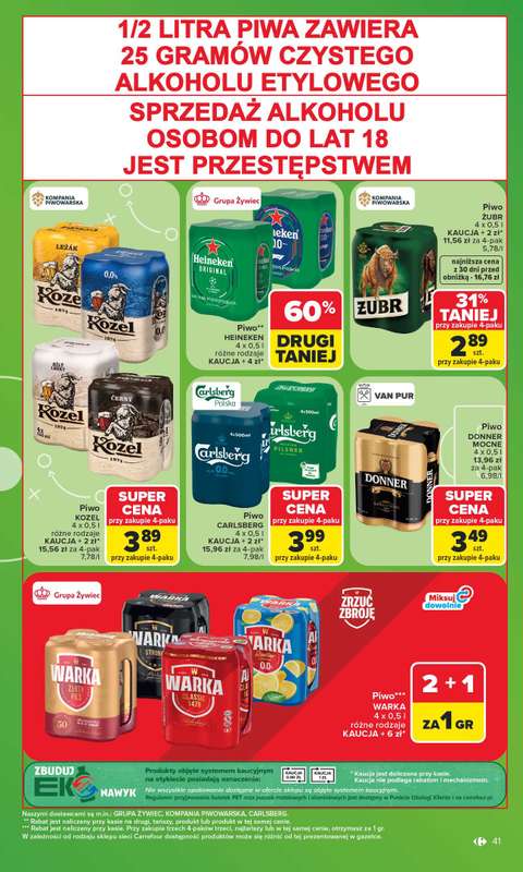 Carrefour - gazetka promocyjna Gazetka Carrefour od poniedziałku od poniedziałku 29.06 do soboty 04.07 - strona 43