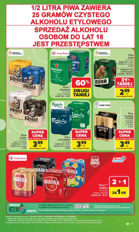 Carrefour - gazetka promocyjna Gazetka Carrefour od poniedziałku od poniedziałku 29.06 do soboty 04.07 - strona 43