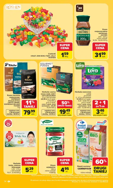 Carrefour Market - gazetka promocyjna Gazetka Carrefour Market od poniedziałku od poniedziałku 29.06 do soboty 04.07 - strona 36