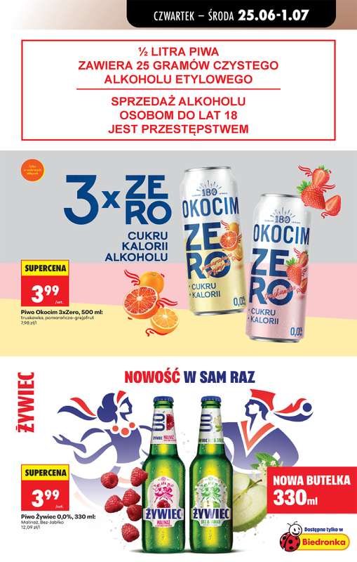 Biedronka - gazetka promocyjna Od czwartku od czwartku 25.06 do środy 01.07 - strona 77