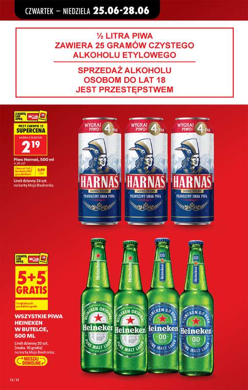Biedronka - gazetka promocyjna Od czwartku, Z ladą tradycyjną od czwartku 25.06 do środy 01.07 - strona 16