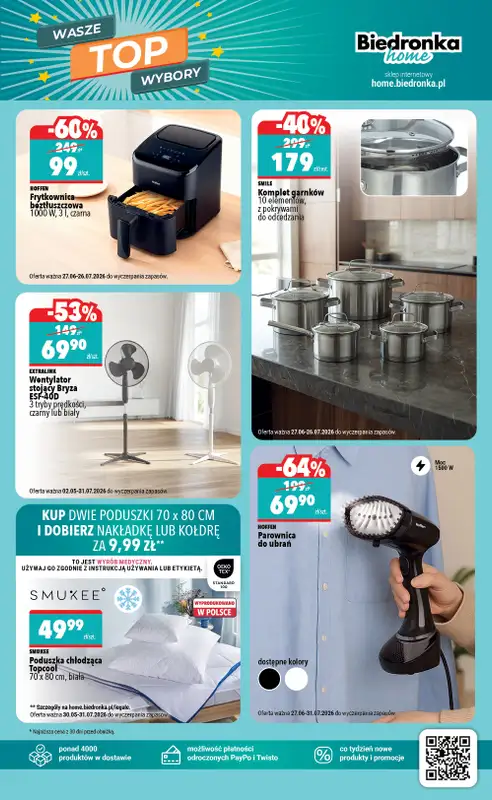 Biedronka Home - gazetka promocyjna Najlepsze oferty od soboty 27.06 do niedzieli 20.09 - strona 5
