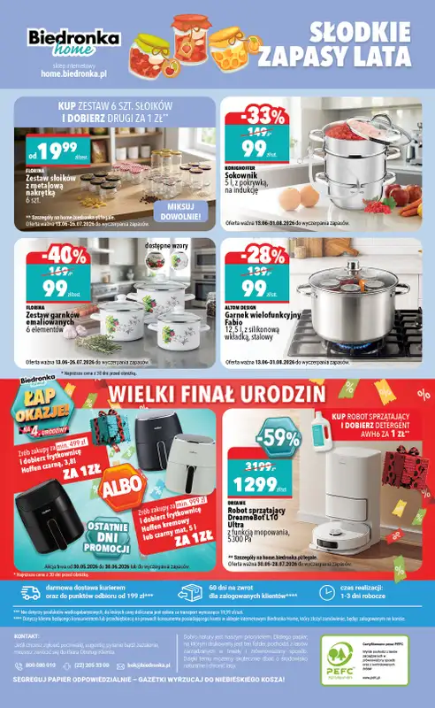 Biedronka Home - gazetka promocyjna Najlepsze oferty od soboty 27.06 do niedzieli 20.09 - strona 6