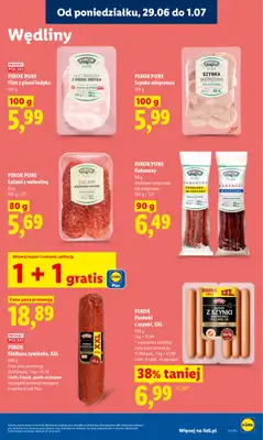 Lidl - gazetka promocyjna Oferta od poniedziałku od poniedziałku 29.06 do środy 01.07 - strona 43