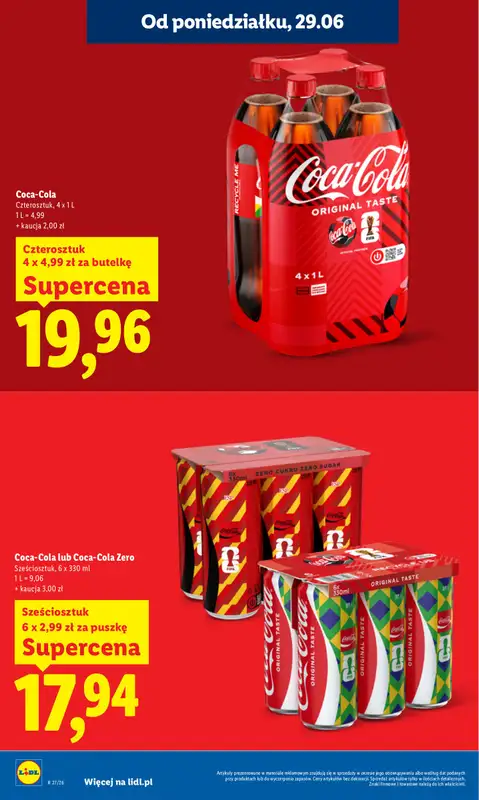 Lidl - gazetka promocyjna Oferta od poniedziałku od poniedziałku 29.06 do środy 01.07 - strona 14