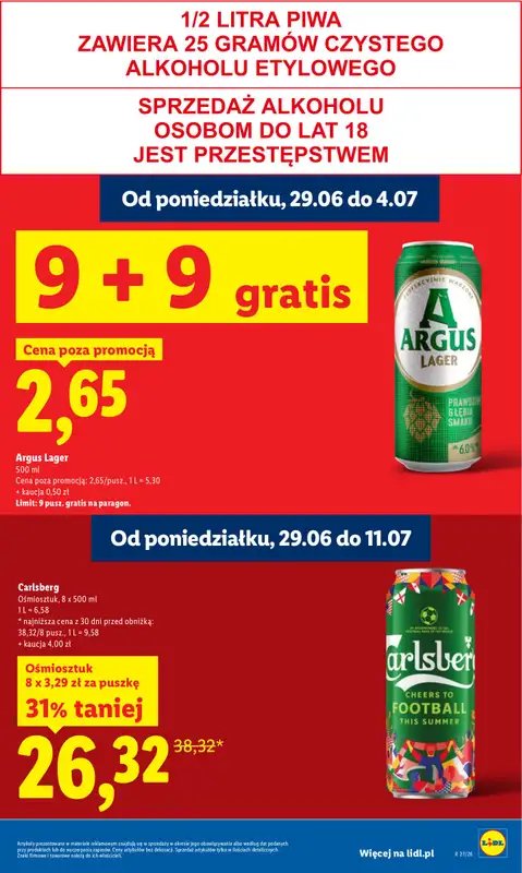 Lidl - gazetka promocyjna Oferta od poniedziałku od poniedziałku 29.06 do środy 01.07 - strona 17