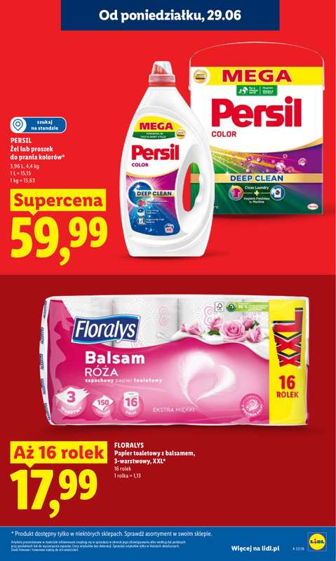 Lidl - gazetka promocyjna Oferta od poniedziałku od poniedziałku 29.06 do środy 01.07 - strona 15