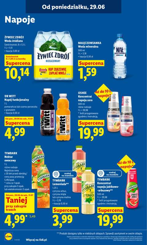 Lidl - gazetka promocyjna Oferta od poniedziałku od poniedziałku 29.06 do środy 01.07 - strona 64