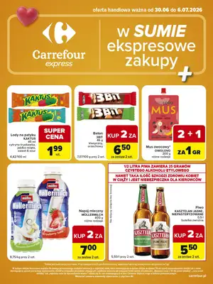 Carrefour Express - gazetka promocyjna Gazetka Express od wtorku 30.06 do poniedziałku 06.07 - strona 2