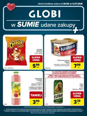 Globi - gazetka promocyjna Gazetka Globi od wtorku 30.06 do poniedziałku 06.07