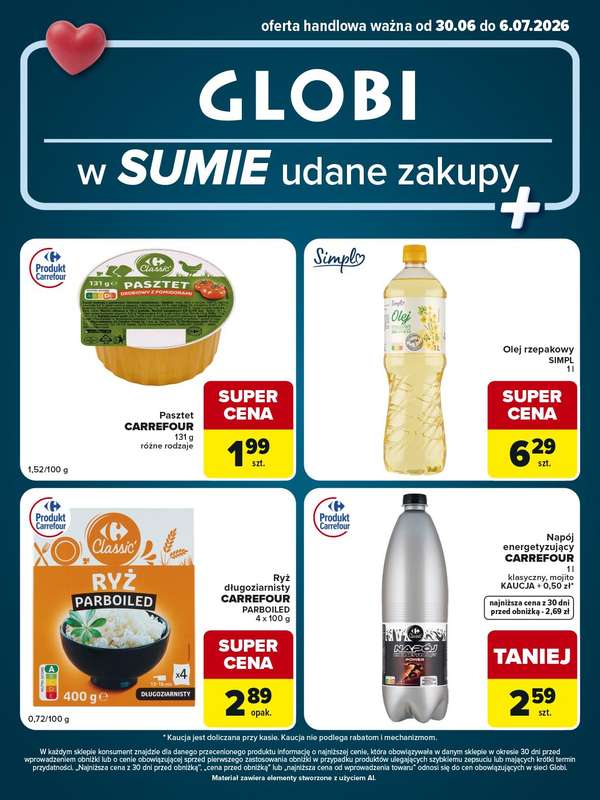 Globi - gazetka promocyjna Gazetka Globi od wtorku 30.06 do poniedziałku 06.07 - strona 2