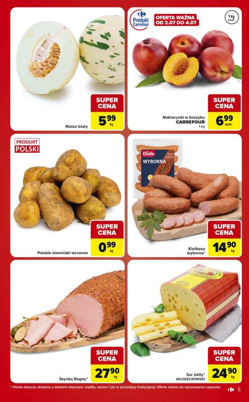 Carrefour Market - gazetka promocyjna Gazetka Ekspresowe zakupy od wtorku 30.06 do poniedziałku 06.07 - strona 5