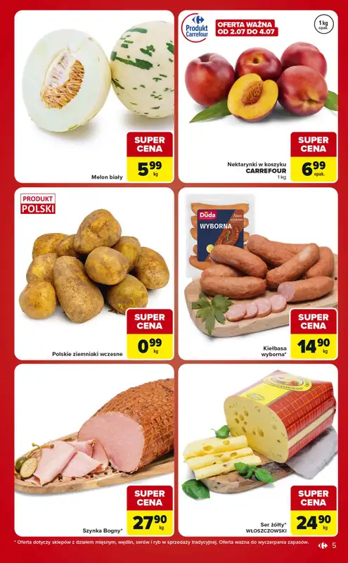 Carrefour Market - gazetka promocyjna Gazetka Ekspresowe zakupy od wtorku 30.06 do poniedziałku 06.07 - strona 5