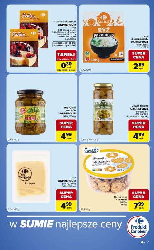 Carrefour Market - gazetka promocyjna Gazetka Ekspresowe zakupy od wtorku 30.06 do poniedziałku 06.07 - strona 7