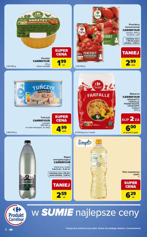 Carrefour Market - gazetka promocyjna Gazetka Ekspresowe zakupy od wtorku 30.06 do poniedziałku 06.07 - strona 6