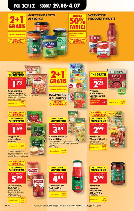 Biedronka - gazetka promocyjna Od poniedziałku od poniedziałku 29.06 do soboty 04.07 - strona 54