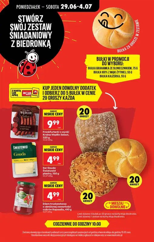 Biedronka - gazetka promocyjna Od poniedziałku od poniedziałku 29.06 do soboty 04.07 - strona 40
