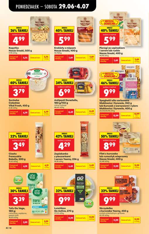 Biedronka - gazetka promocyjna Od poniedziałku od poniedziałku 29.06 do soboty 04.07 - strona 52