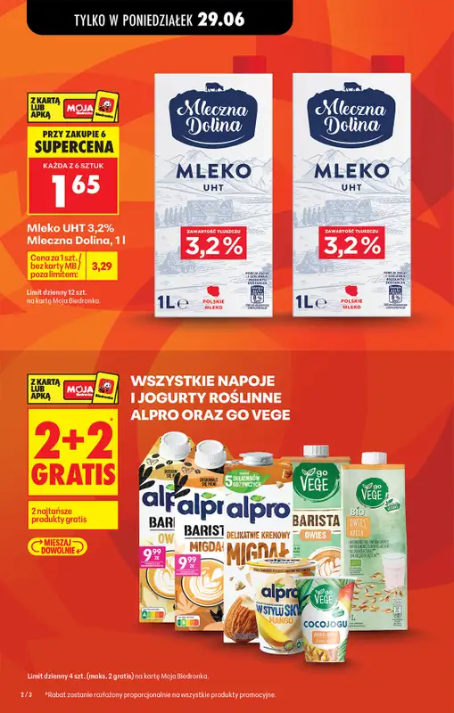 Biedronka - gazetka promocyjna Od poniedziałku, Z ladą tradycyjną   - strona 2