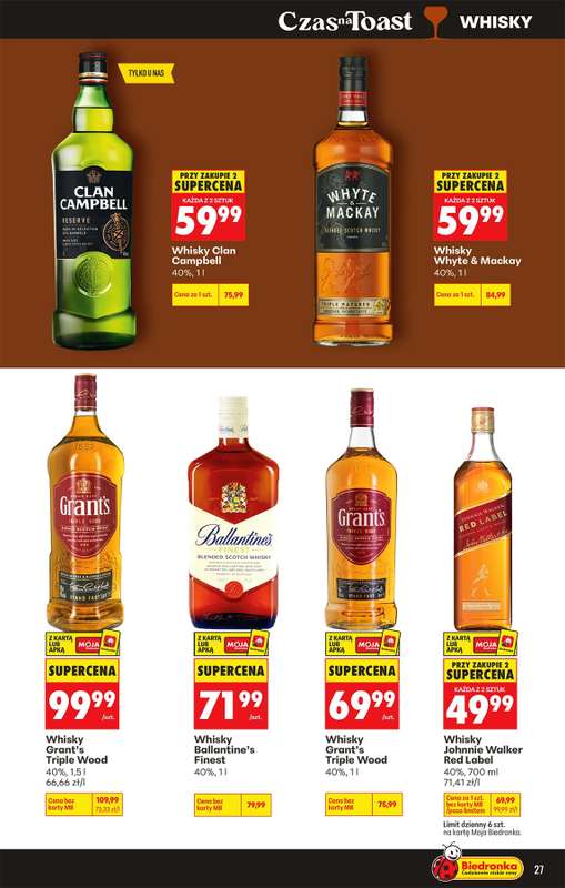 Biedronka - gazetka promocyjna Czas na Toast! od poniedziałku 29.06 do soboty 11.07 - strona 27