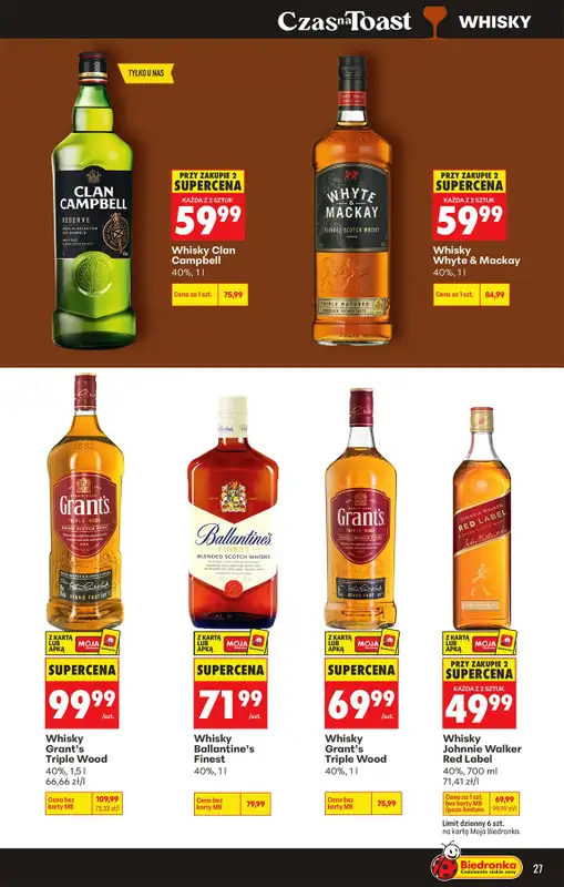 Biedronka - gazetka promocyjna Czas na Toast! od poniedziałku 29.06 do soboty 11.07 - strona 27