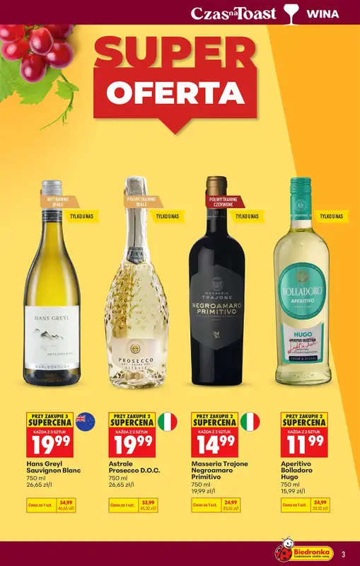 Biedronka - gazetka promocyjna Czas na Toast!   - strona 3