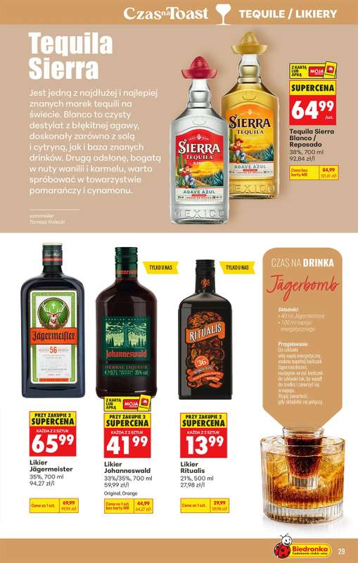 Biedronka - gazetka promocyjna Czas na Toast! od poniedziałku 29.06 do soboty 11.07 - strona 29