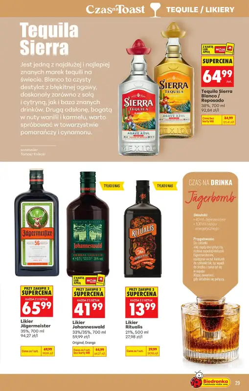 Biedronka - gazetka promocyjna Czas na Toast! od poniedziałku 29.06 do soboty 11.07 - strona 29