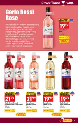 Biedronka - gazetka promocyjna Czas na Toast! od poniedziałku 29.06 do soboty 11.07 - strona 15