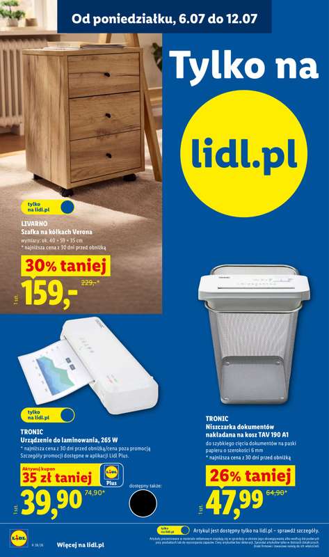 Lidl - gazetka promocyjna Katalog od poniedziałku 06.07 do soboty 11.07 - strona 8