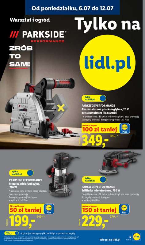Lidl - gazetka promocyjna Katalog od poniedziałku 06.07 do soboty 11.07 - strona 5