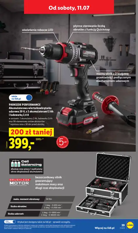 Lidl - gazetka promocyjna Katalog od poniedziałku 06.07 do soboty 11.07 - strona 49