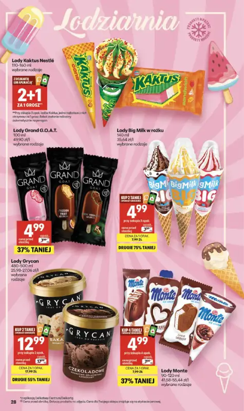 Delikatesy Centrum - gazetka promocyjna Gazetka  do środy 08.07 - strona 28