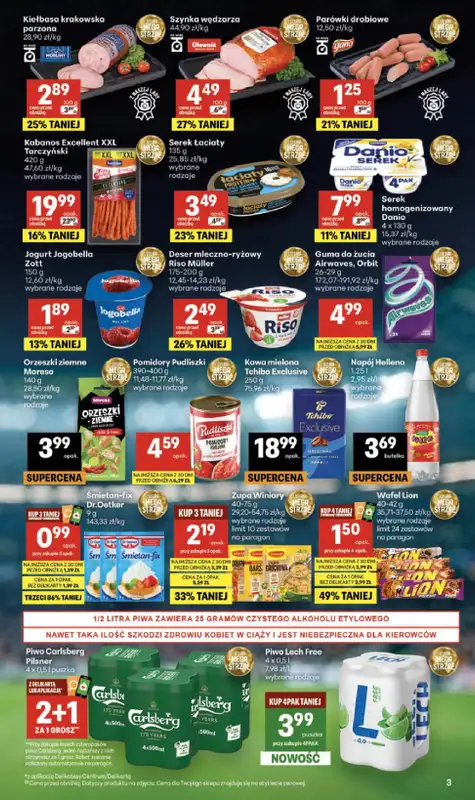 Delikatesy Centrum - gazetka promocyjna Gazetka  do środy 08.07 - strona 3