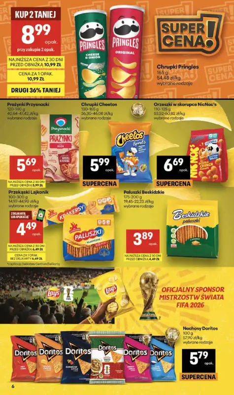 Delikatesy Centrum - gazetka promocyjna Gazetka  do środy 08.07 - strona 6