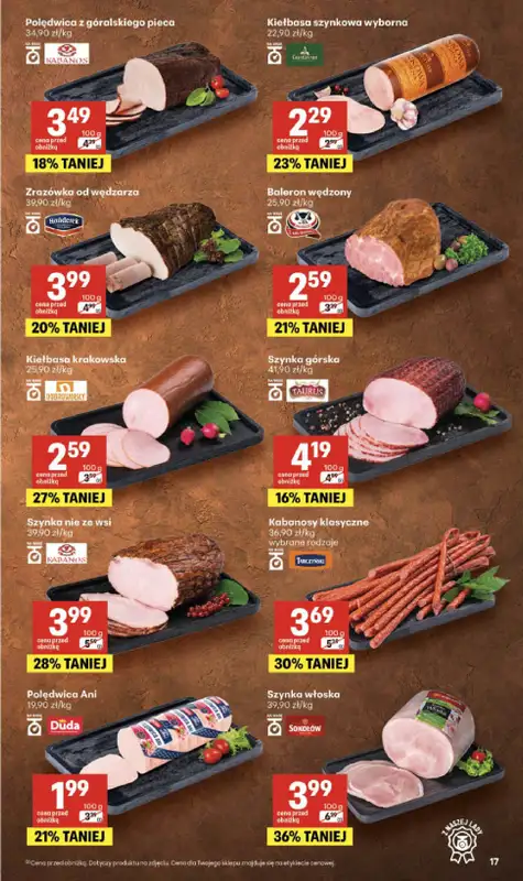 Delikatesy Centrum - gazetka promocyjna Gazetka  do środy 08.07 - strona 17