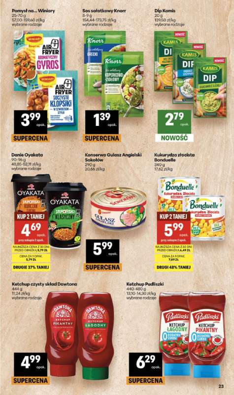 Delikatesy Centrum - gazetka promocyjna Gazetka  do środy 08.07 - strona 23