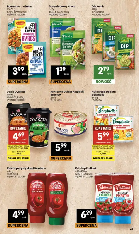 Delikatesy Centrum - gazetka promocyjna Gazetka  do środy 08.07 - strona 23
