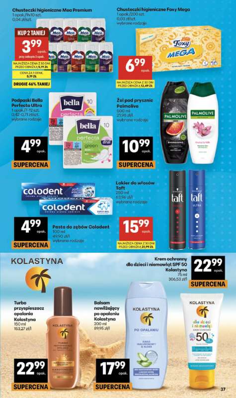 Delikatesy Centrum - gazetka promocyjna Gazetka  do środy 08.07 - strona 37