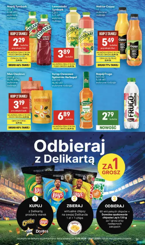 Delikatesy Centrum - gazetka promocyjna Gazetka  do środy 08.07 - strona 31