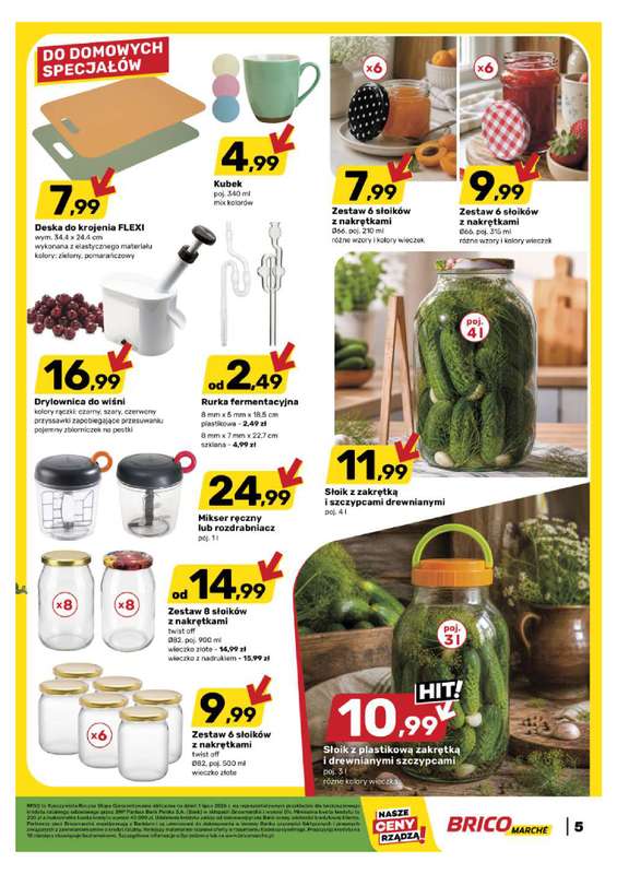 Bricomarche - gazetka promocyjna Gazetka od środy 01.07 do soboty 11.07 - strona 5