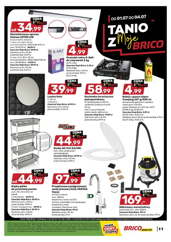 Bricomarche - gazetka promocyjna Gazetka od środy 01.07 do soboty 11.07 - strona 12